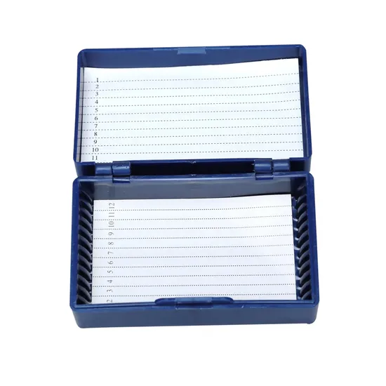 Trung Quốc sản xuất mẫu hộp k&iacute;nh hiển vi K&iacute;nh hiển vi Slide được sử dụng cho c&aacute;c tổ chức gi&aacute;o dục